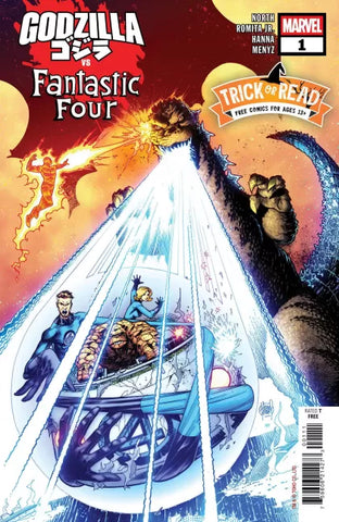 TRICK OR READ 2025 GODZILLA VS FANTASTIC FOUR