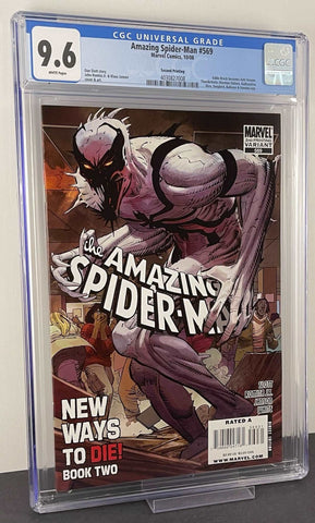 AMAZING SPIDER-MAN #569 2nd Print Romita Variant CGC 9.6