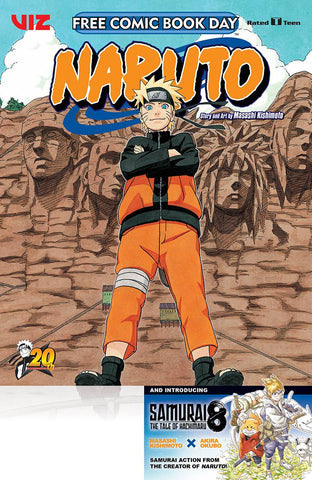 FCBD 2020 NARUTO AND SAMURAI 8 VIZ MANGA