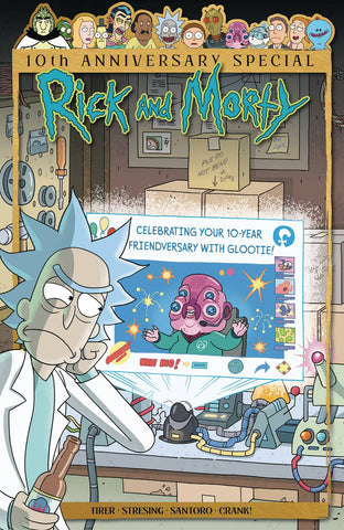 RICK AND MORTY 10TH ANNIVERSARY SPECIAL #1 Lloyd Variant