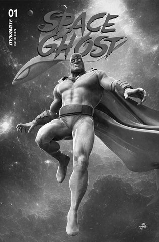 SPACE GHOST #1 Barends B&W Variant