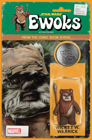 STAR WARS EWOKS #1 JTC Action Figure Variant Comic Book