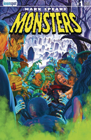 MARK SPEARS MONSTERS #1 4th Print Graveyard Variant