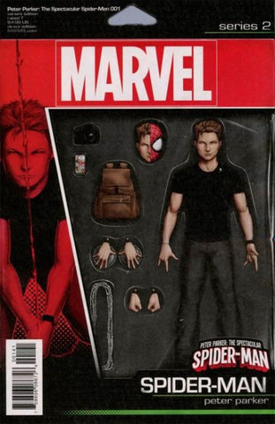 Peter Parker: The Spectacular Spider-Man #1 JTC Action Figure Variant Comic Book