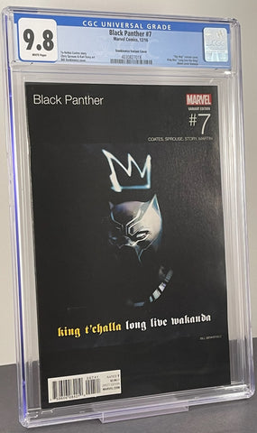 Black Panther #7 Hip Hop Variant Sienkiewicz Variant CGC 9.8