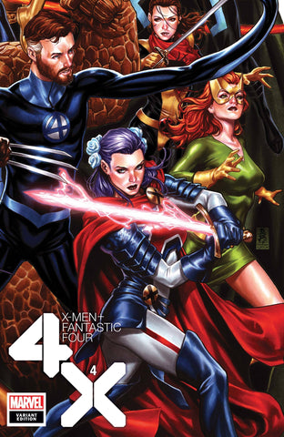 X-MEN FANTASTIC FOUR #4 Brooks Variant