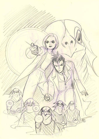 DOCTOR WHO COMICS #1 MOMOKO VIRGIN SKETCH