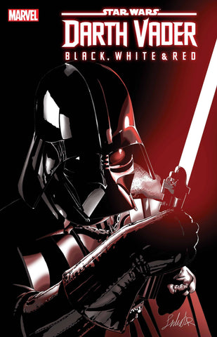 STAR WARS DARTH VADER BLACK WHITE AND RED #2