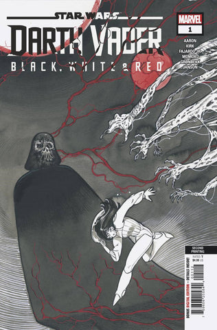 STAR WARS DARTH VADER BLACK WHITE AND RED #1 2nd Print Momoko Variant