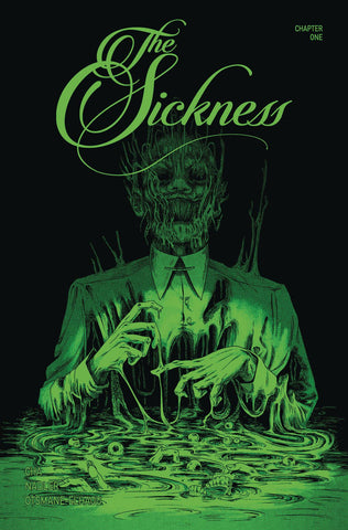 THE SICKNESS #1 2ND PTG FLUORESCENT INK