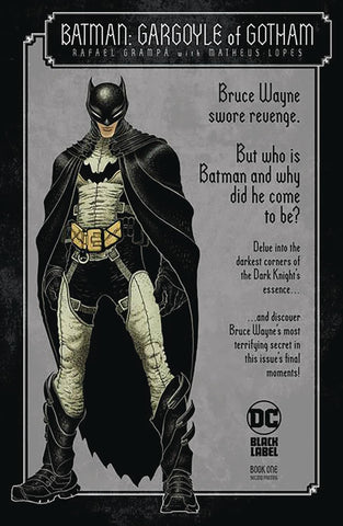 BATMAN GARGOYLE OF GOTHAM #1 2nd Print