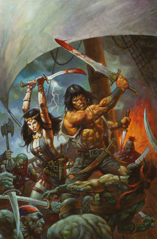 CONAN BARBARIAN #7 Horley Virgin Variant