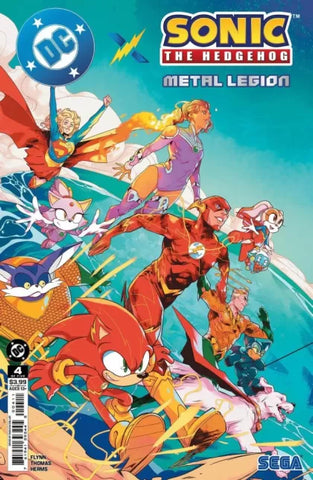 DC X SONIC THE HEDGEHOG: THE METAL LEGION #4 Pablo M. Collar Cover