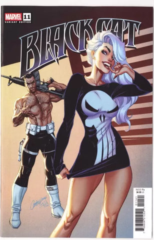 BLACK CAT #11 J. Scott Campbell Punisher Variant