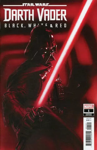 STAR WARS DARTH VADER BLACK WHITE AND RED #1 Dellotto Variant