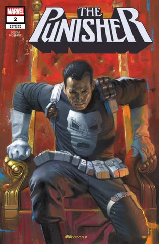 PUNISHER #2 Fabrizio De Tommaso Doom Homage Variant
