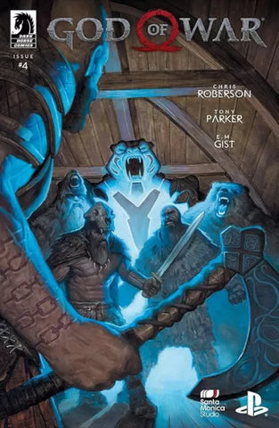 GOD OF WAR #4 E.M. Gist Cover