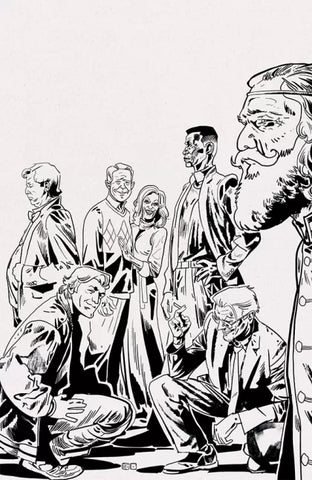 EXQUISITE CORPSES #2 2nd Print Black and White Walsh Variant