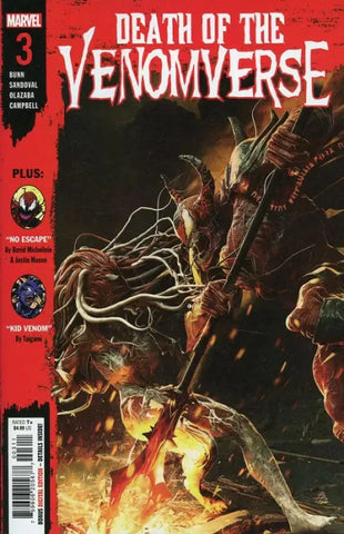 DEATH of the VENOMVERSE #3 Barends Variant