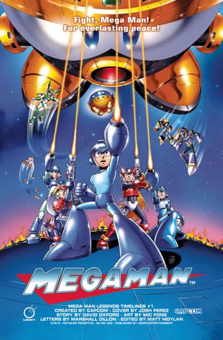 MEGAMAN LEGENDS TIMELINES #1 Josh Perez Incentive Variant (1:5)
