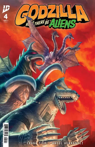 GODZILLA HERE THERE BE ALIENS #4 Pe Variant