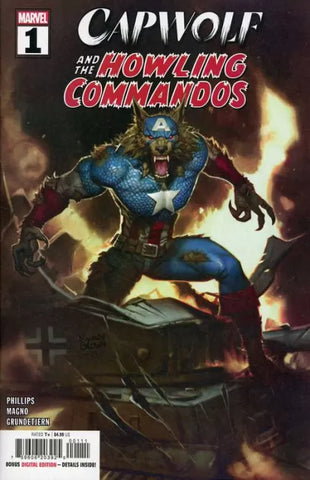 CAPWOLF AND THE HOWLING COMMANDOS #1 Ryan Brown Cover