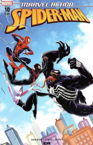 MARVEL ACTION SPIDER-MAN #10 Davide Tinto Cover