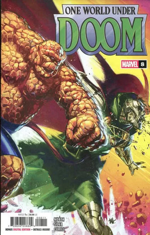 ONE WORLD UNDER DOOM #8 HARVEY VARIANT