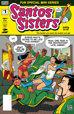 SANTOS SISTERS FUN SPECIAL #1 Greg and Fake Cover