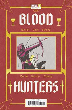 BLOOD HUNTERS #1 Shalvey Book Cover Variant