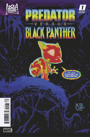 PREDATOR VS BLACK PANTHER #1 Young Variant