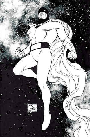 SPACE GHOST #2 1:7 Quesada B&W Virgin Variant