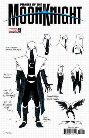 PHASES OF THE MOON KNIGHT #2 Shalvey Design Variant