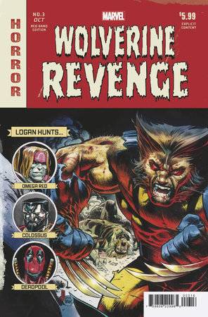 WOLVERINE REVENGE RED BAND #3 1:25 Variant