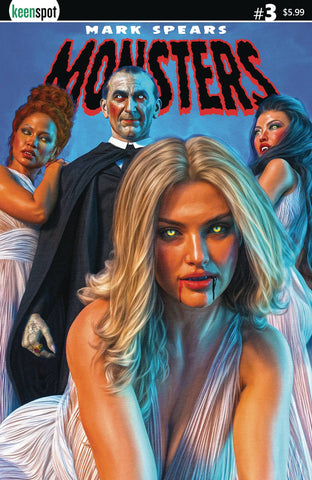 MARK SPEARS MONSTERS #3 Cover B DRACULA & BRIDES