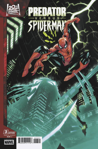 PREDATOR VS SPIDER-MAN #3 Gleason Variant