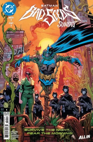 BATMAN BAD SEEDS SUNSET Giuseppe Camuncoli Cover