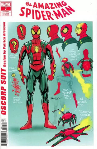 AMAZING SPIDER-MAN #7 1:10 Gleason Design Variant