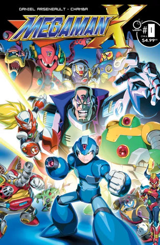 MEGAMAN X #0 Jeffrey Cruz Regular Cover