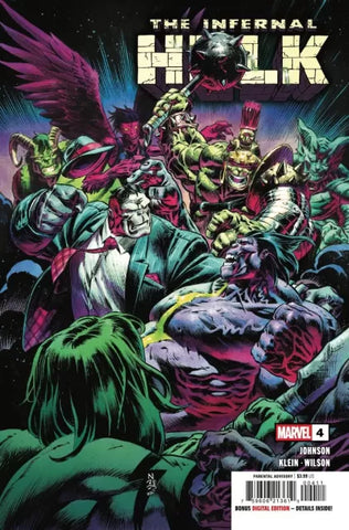 INFERNAL HULK #4 Nic Klein Cover