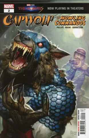 CAPWOLF AND THE HOWLING COMMANDOS #2 Ryan Brown Cover