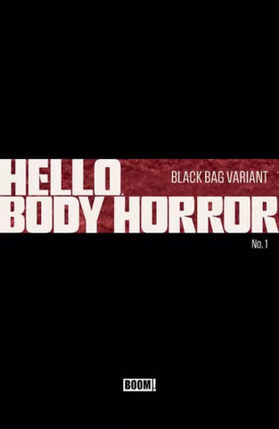 HELLO BODY HORROR #1 Jonathan Wayshak Black Bag Variant Sealed