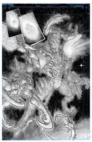 THE OLYMPUS SAGA: MEGALITH #1 Lewis LaRosa Original Art 30 Variant AG Variant