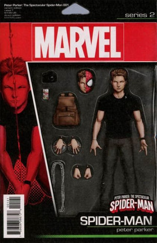 Peter Parker: The Spectacular Spider-Man #1 JTC Action Figure Variant Comic Book