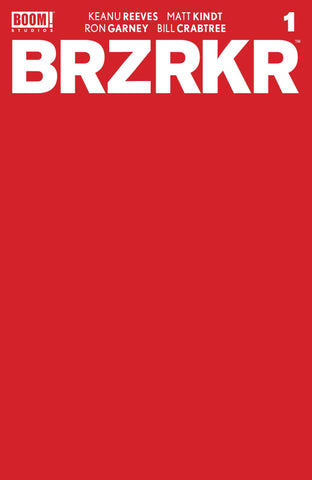 BRZRKR Red Sketch Variant Keanu ReavesBRZRKR (BERZERKER) #1 INCENTIVE RED BLANK SKETCH COVER