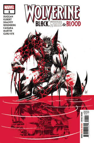 WOLVERINE BLACK WHITE BLOOD #1 (OF 4)