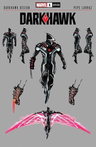 DARKHAWK #1 LARRAZ DESIGN VARIANT