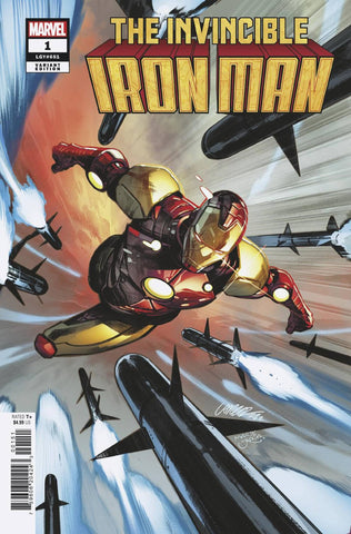 INVINCIBLE IRON MAN #1 1:25 Larraz Variant.