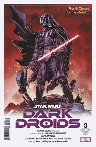 STAR WARS DARK DROIDS #3 Lashley Vader Variant