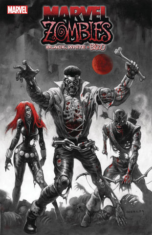 MARVEL ZOMBIES BLACK WHITE and BLOOD #3 Horley Variant